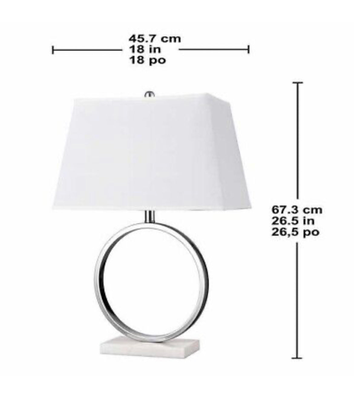 Mariah Halo Lamp Set 2-pack