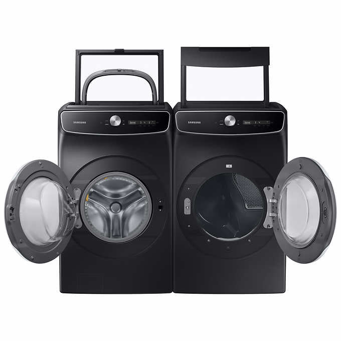 Samsung 6.0 cu. ft. FlexWash Washer and 7.5 cu. ft. GAS FlexDry Dryer with Multi-Steam Technology Laundry Package