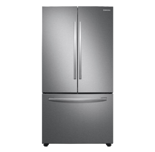 Samsung - 28 cu. ft. Large Capacity 3-Door French Door Refrigerator - Stainless steel