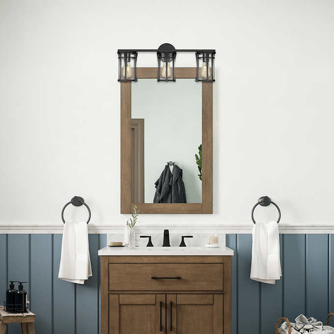 Ove Decors Joakim 3 Lighting Vanity Black