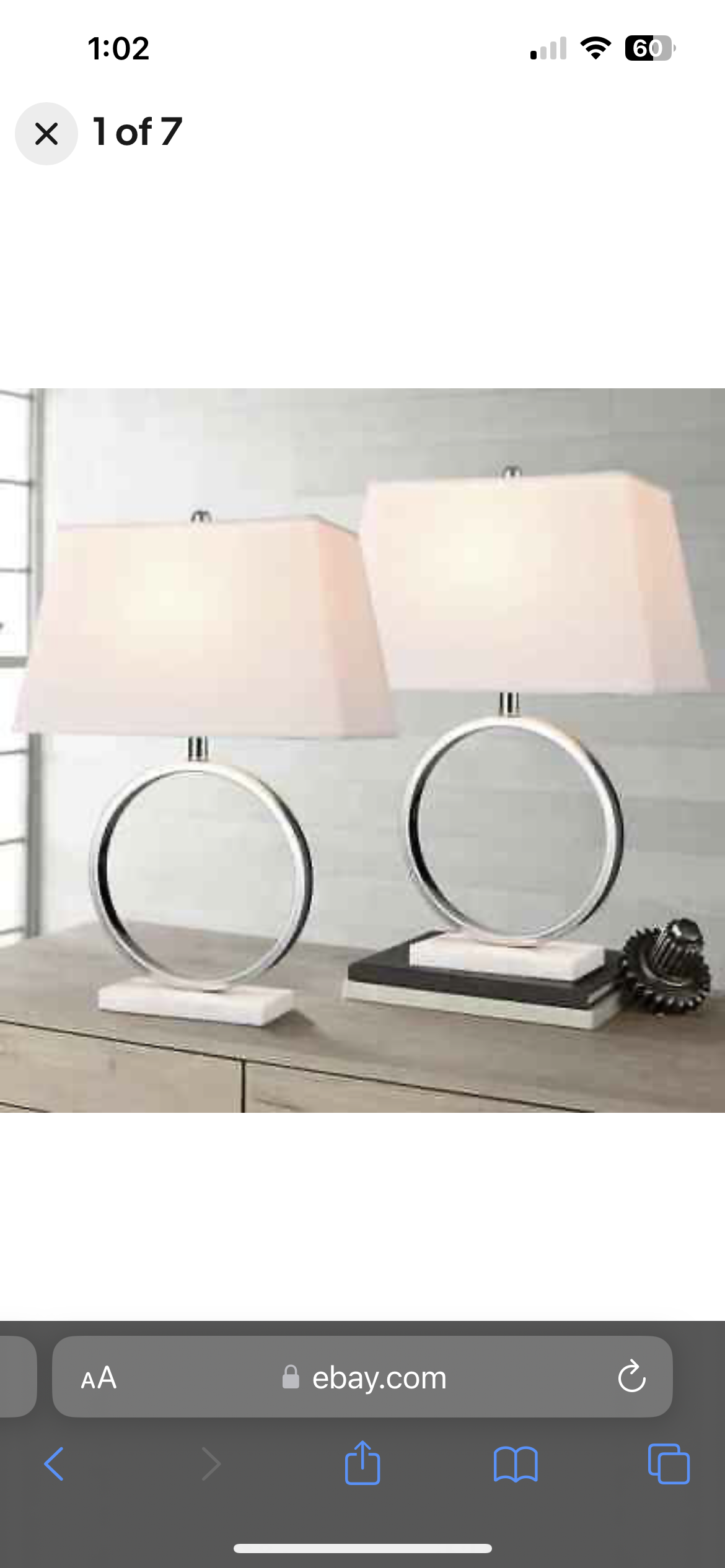 Mariah Halo Lamp Set 2-pack