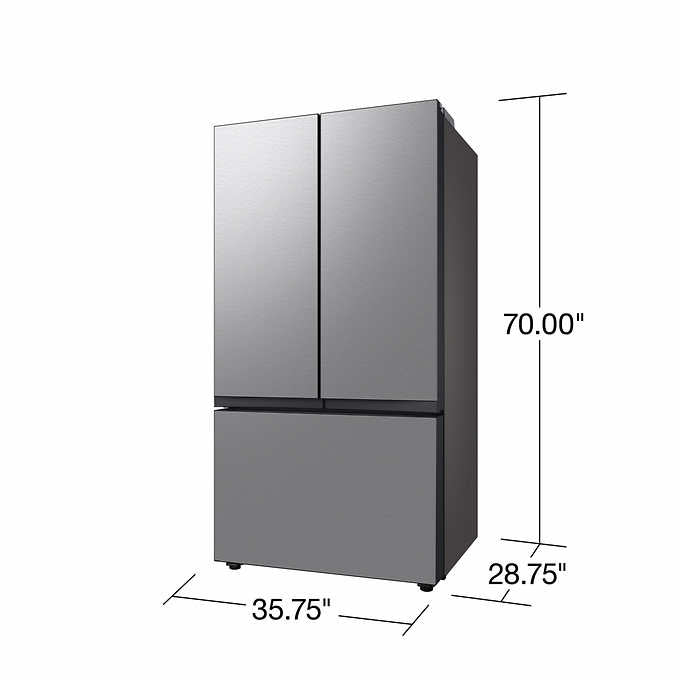 Samsung 24 cu. ft. Bespoke Counter Depth 3-Door French Door Refrigerator with AutoFill Water Pitcher