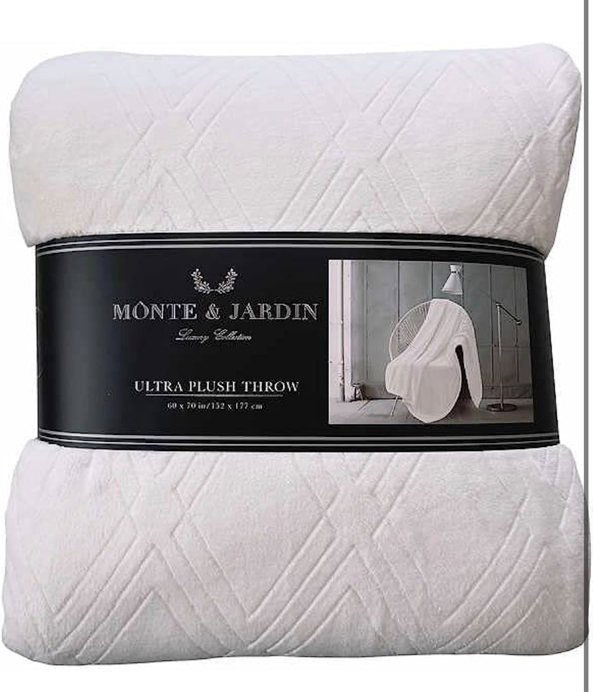 Monte & Jardin Luxury Collection Ultra Plush, Cozy, & Soft Throw, Heavy Weight for Extra Warmth