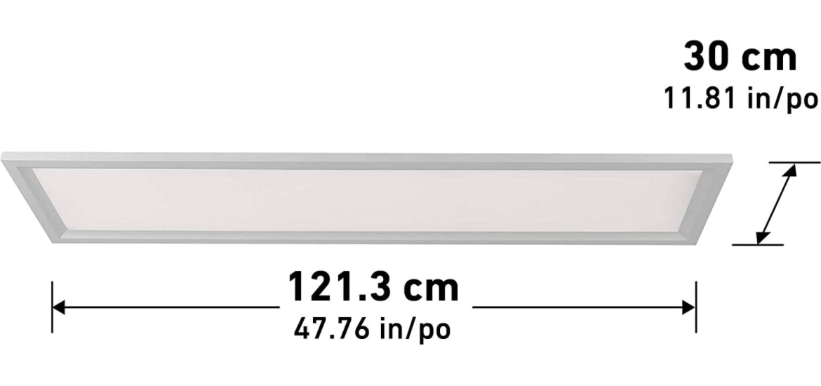 Artika FLP14-ON Skylight Flat Ultra Thin LED Panel Light, White