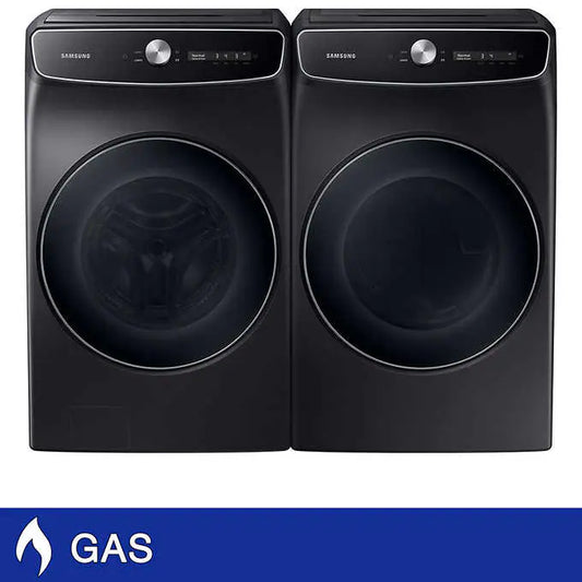 Samsung 6.0 cu. ft. FlexWash Washer and 7.5 cu. ft. GAS FlexDry Dryer with Multi-Steam Technology Laundry Package