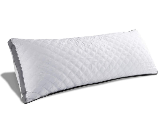 Oubonun Premium Adjustable Loft Quilted Body Pillows - Firm and Fluffy Pillow, Head Support Pillow - 21"x54"