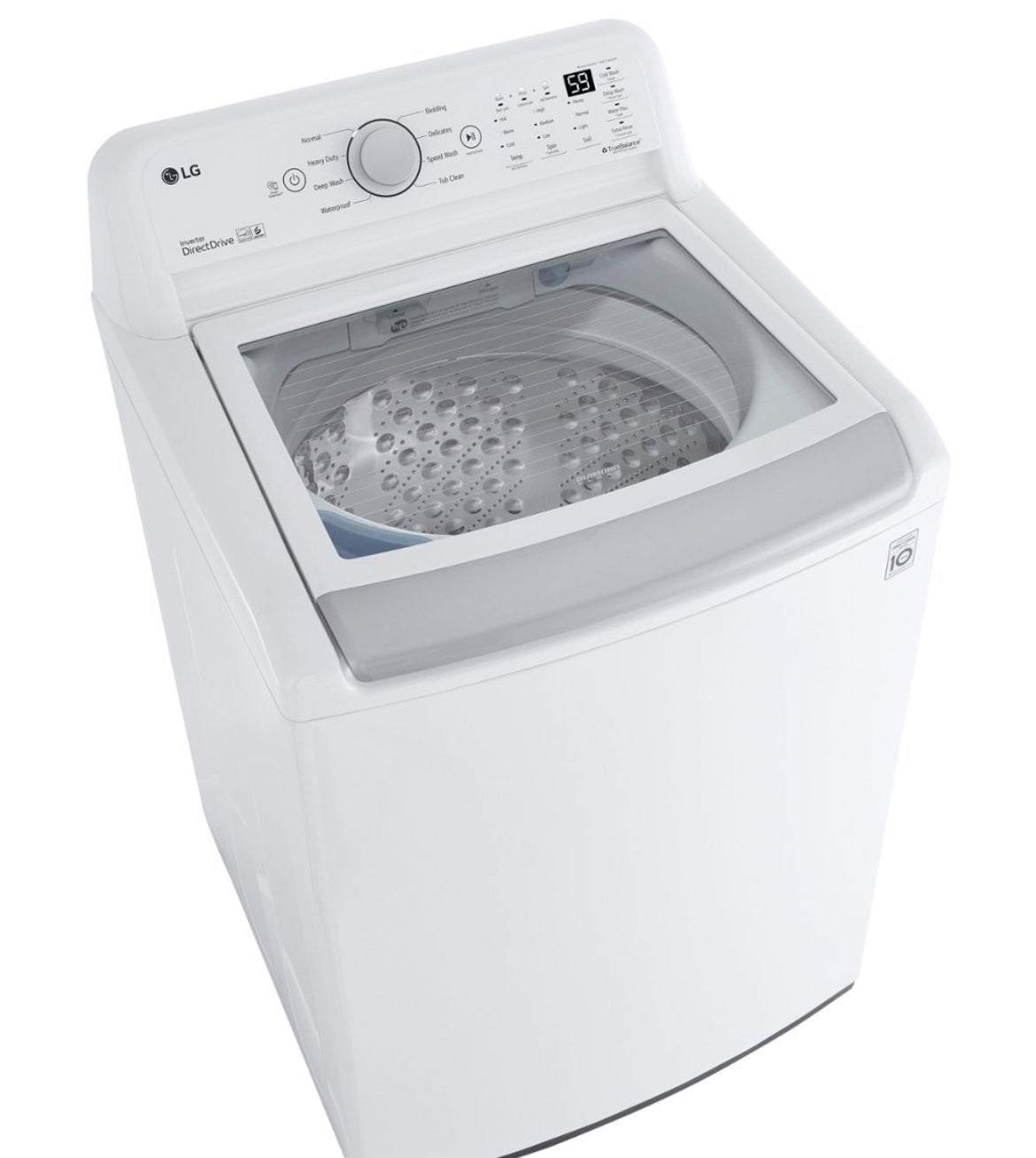 Package - LG - 5.0 Cu. Ft. High-Efficiency GAS Smart Top Load Washer with 6Motion Technology and 7.3 Cu.