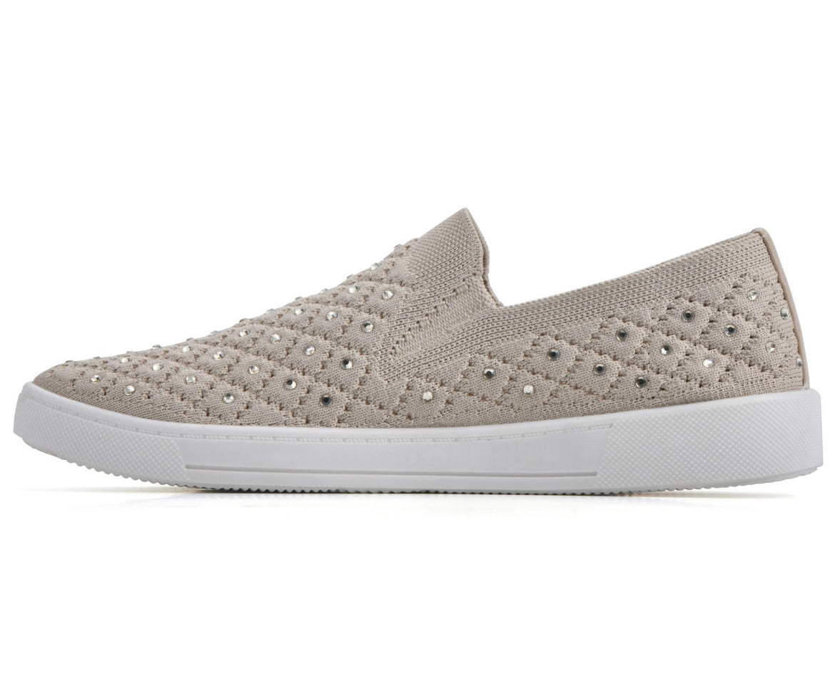 White Mountain Ladies Bling Sneaker