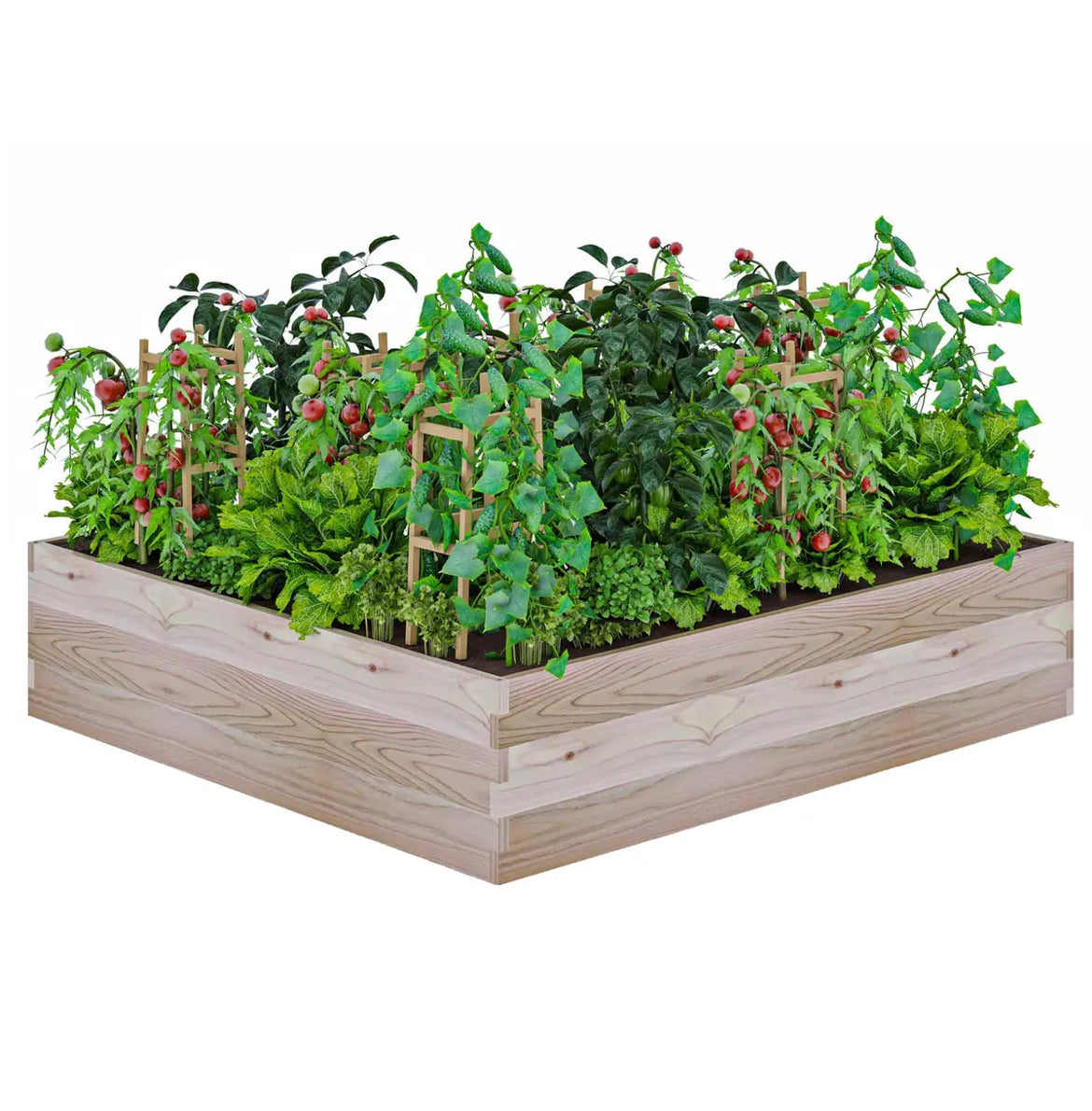 CedarCraft Cedar Raised Garden Bed