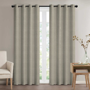 SunBlk Total BlackOut Curtains 2 Panels 52 x 84in