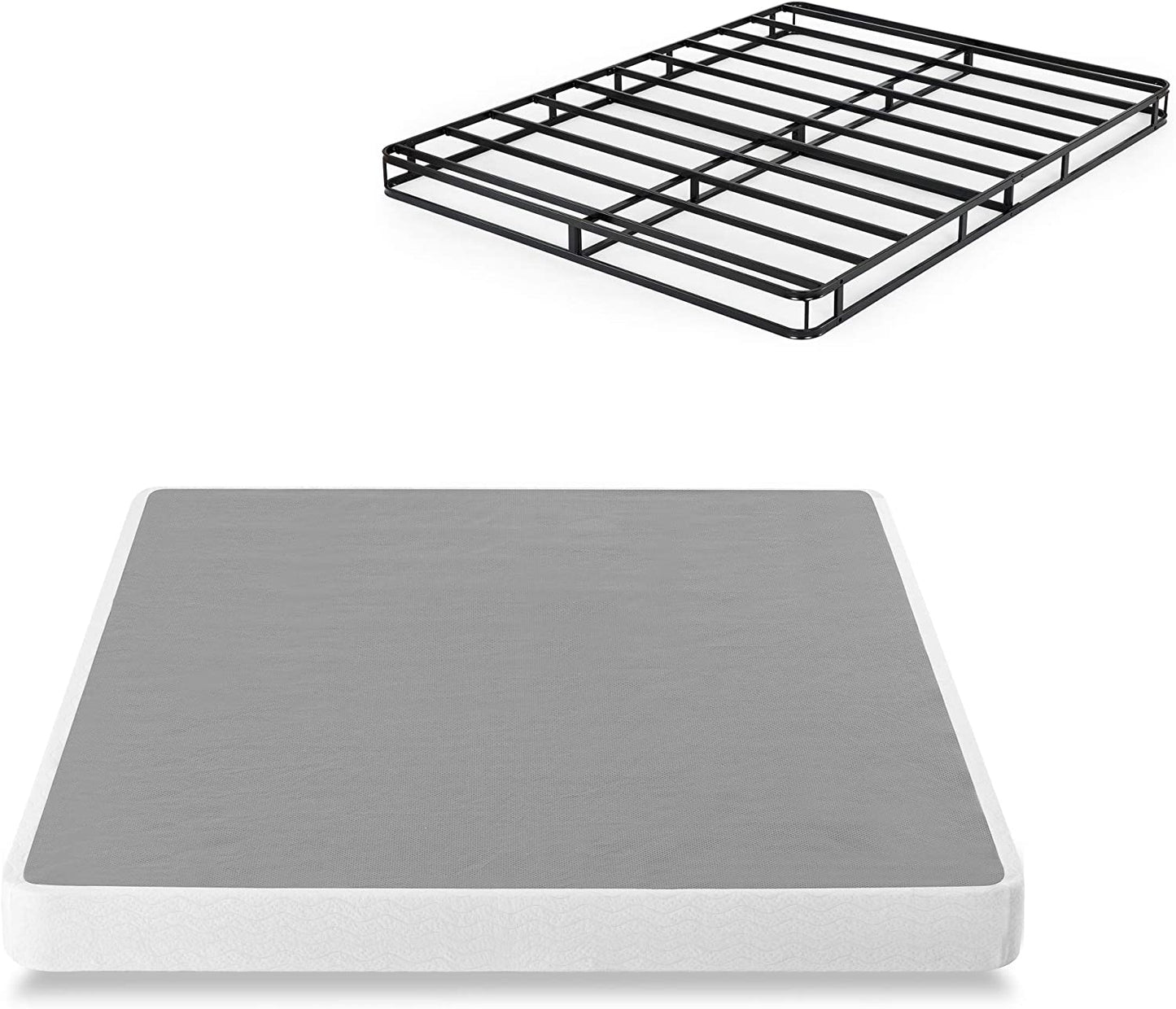 ZINUS 5 Inch Metal Smart Box Spring / 700 lbs Mattress Foundation / Strong Metal Frame / Easy Assembly, Full