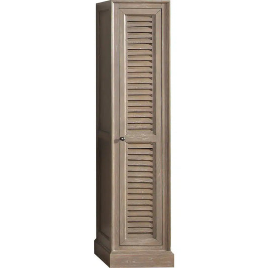 James Martin Furniture Small Linen Cabinet in Driftwood