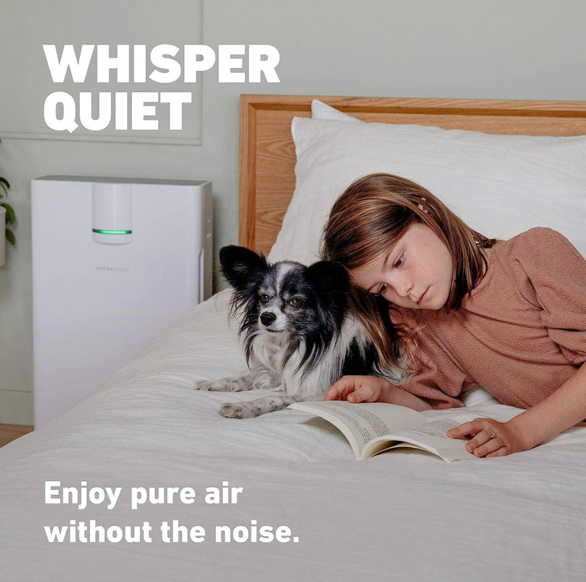 HATHASPACE Smart Air Purifiers for Home, Large Room - HSP002, 2.0 - True HEPA Air Purifier & Filter for Allergen